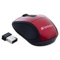 Verbatim Wireless Mini Travel Mouse (Red) 97540